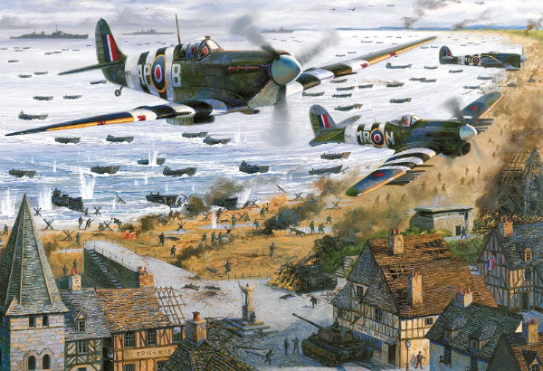 D Day Painting at PaintingValley.com | Explore collection of D Day Painting