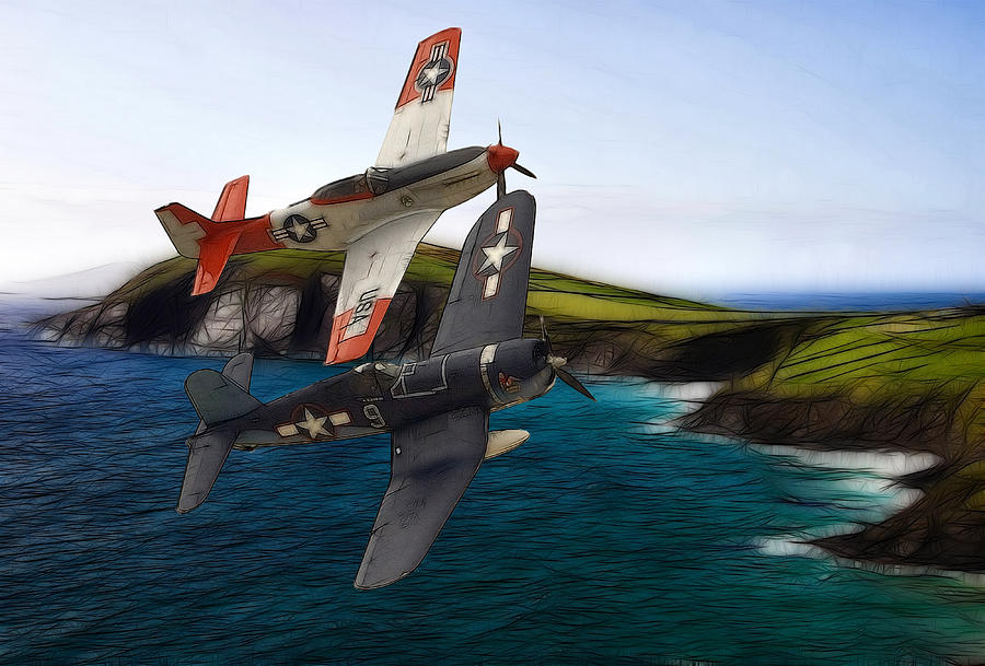 900x609 D Day Painting By Steve K - D Day Painting