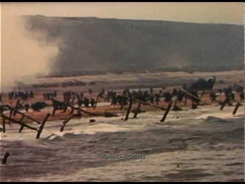 480x360 1944 D Day In Color! New Outstanding Footage 2 Of 3 - D Day Painting