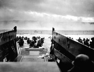300x230 Normandy D Day Canvas Wall Art Poster Print Painting World War 2 - D Day Painting