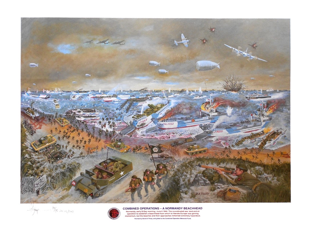 1088x804 Operation Overlord - D Day Painting