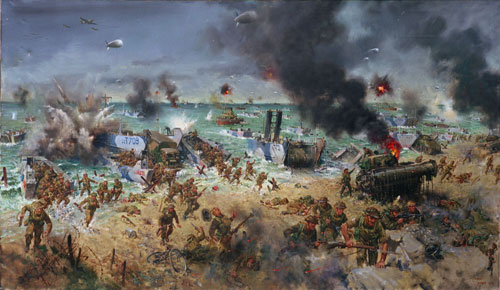 D Day Painting at PaintingValley.com | Explore collection of D Day Painting