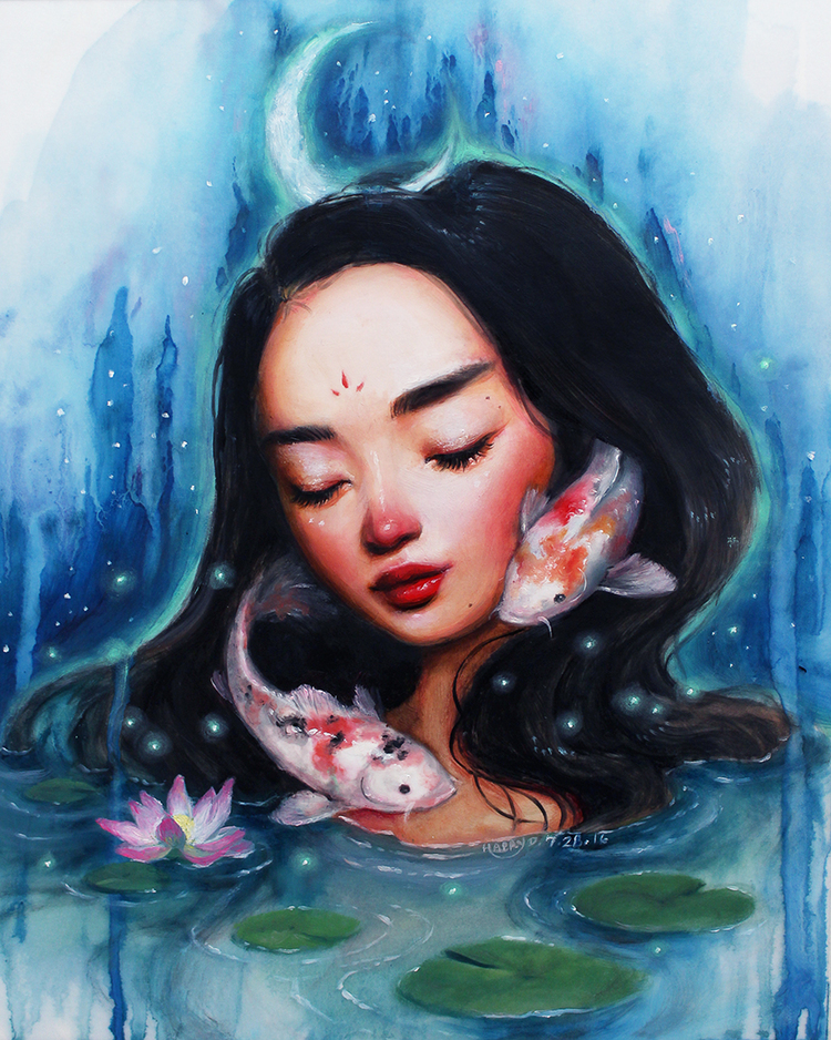 750x938 Artist Interview Happy D Artist Winterskinrose - D Painting