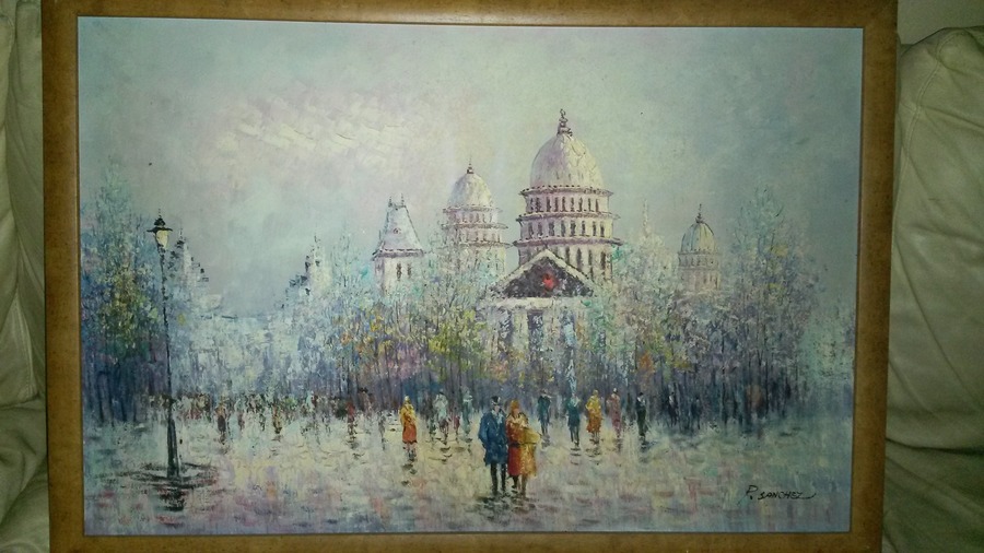 900x506 Burnett Oil Painting Artifact Collectors - D Perry Oil Painting