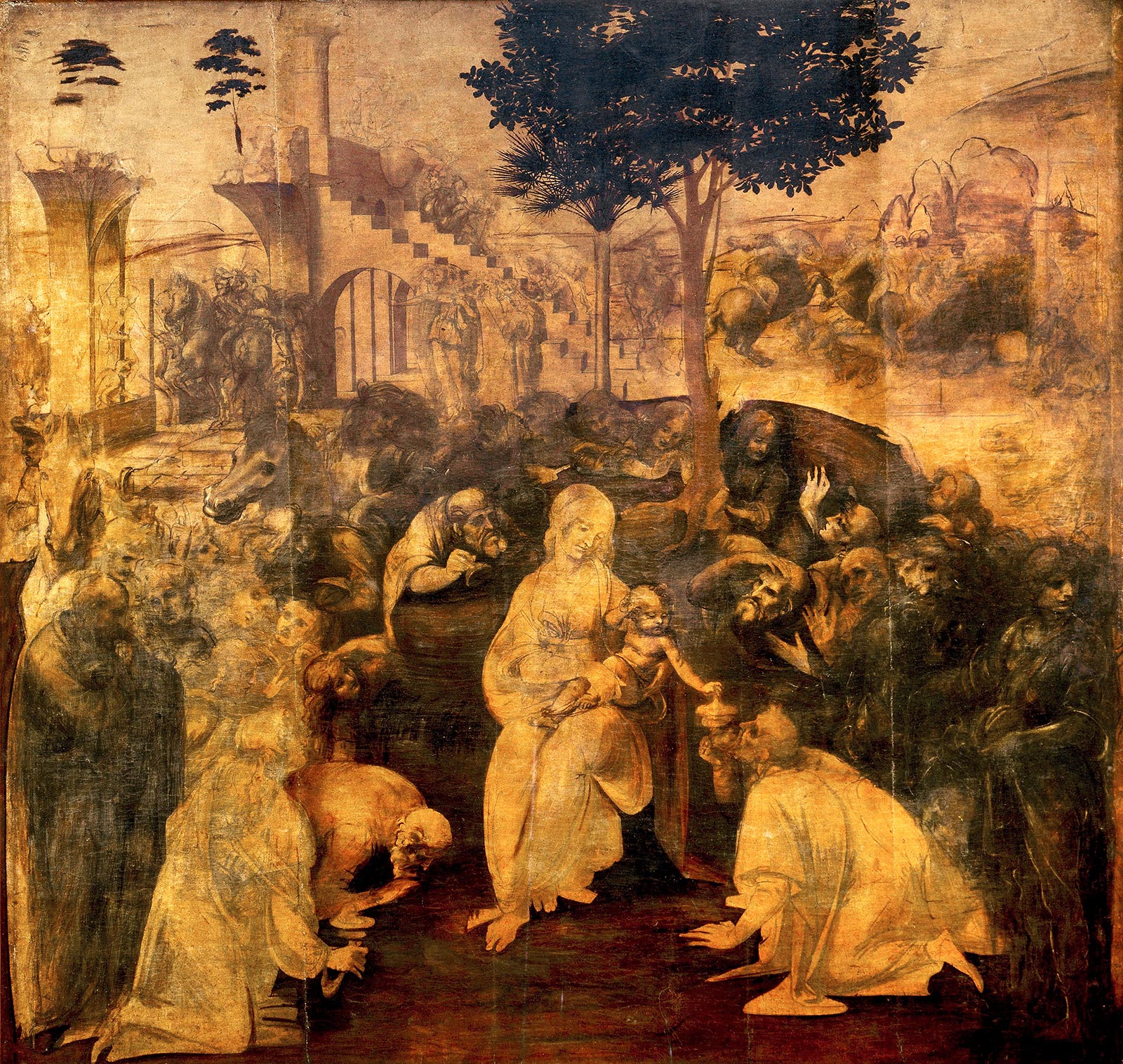 1600x1517 Where To Find Da Vinci's Unfinished Painting Nast - Da Vinci Ceiling Painting