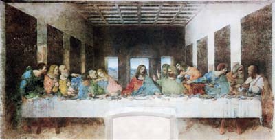 400x204 Problems With The Last Supper Theories - Da Vinci Code Painting