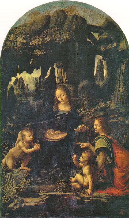 550x930 The Real Da Vinci Code - Da Vinci Code Painting