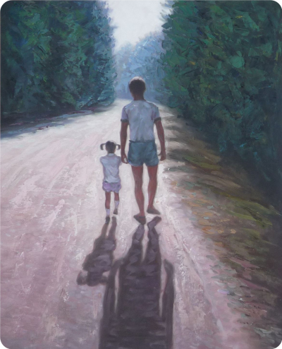 400x494 I Love You, Dad Custom Father's Day Painting Gift From Photo - Dad Painting