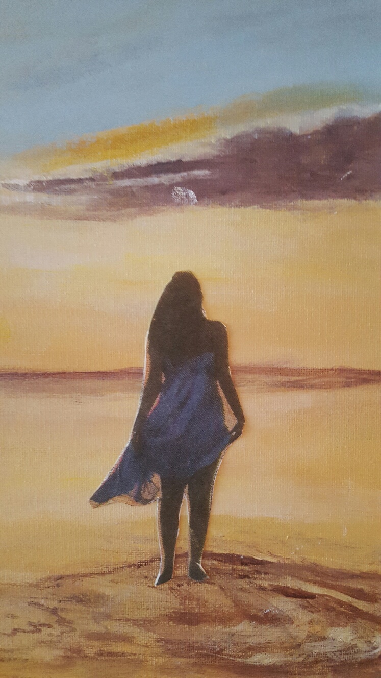 747x1328 My Dad's Painting Coloring And Painting For Adults Caravan Girl - Dad Painting