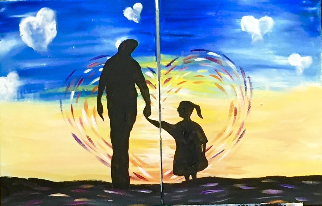 1053x674 Paint With Dad For Father's Day! (Event Canceled) Art For Life - Dad Painting
