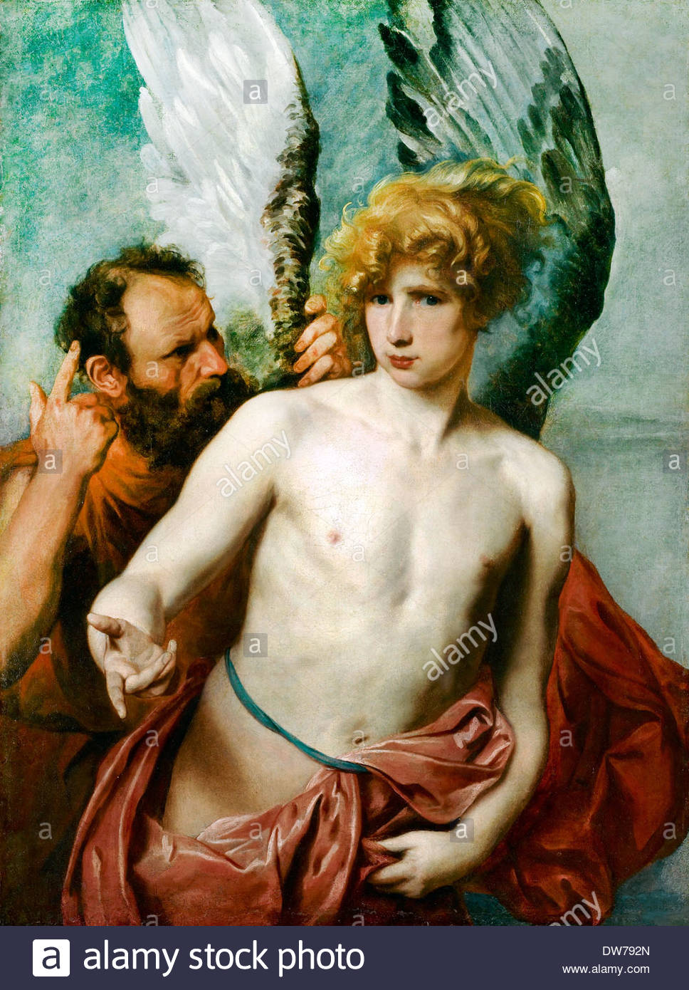 968x1390 Anthony Van Dyck, Daedalus And Icarus 1615 1625 Oil On Canvas. Art - Daedalus And Icarus Painting