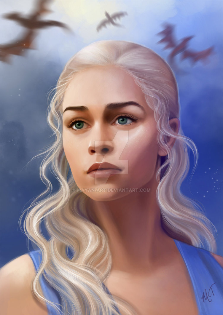 Daenerys Painting At Paintingvalley Com Explore Collection Of Daenerys Painting