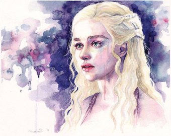 340x270 Daenerys Painting Etsy - Daenerys Painting