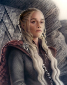 237x300 Dragonstone (Daenerys Targaryen) Original Painting Ebay - Daenerys Painting