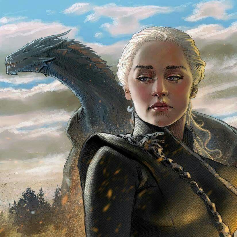 Daenerys Painting at PaintingValley.com | Explore collection of ...