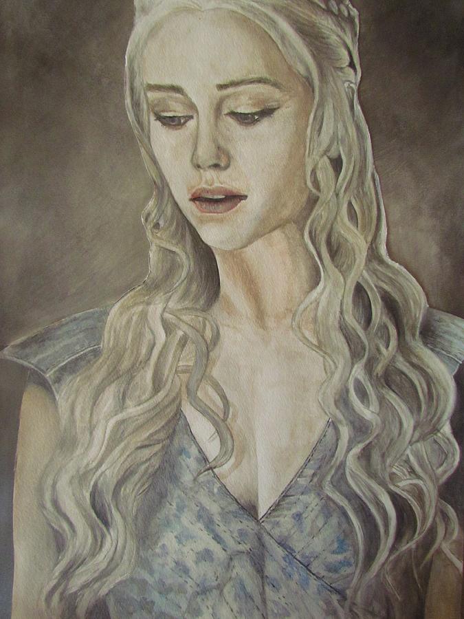 675x900 Silver Lady - Daenerys Painting