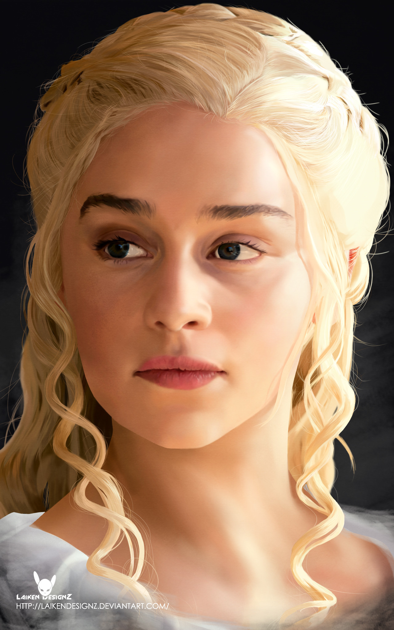 Daenerys Targaryen Painting At Paintingvalley Com Explore Collection Of Daenerys Targaryen