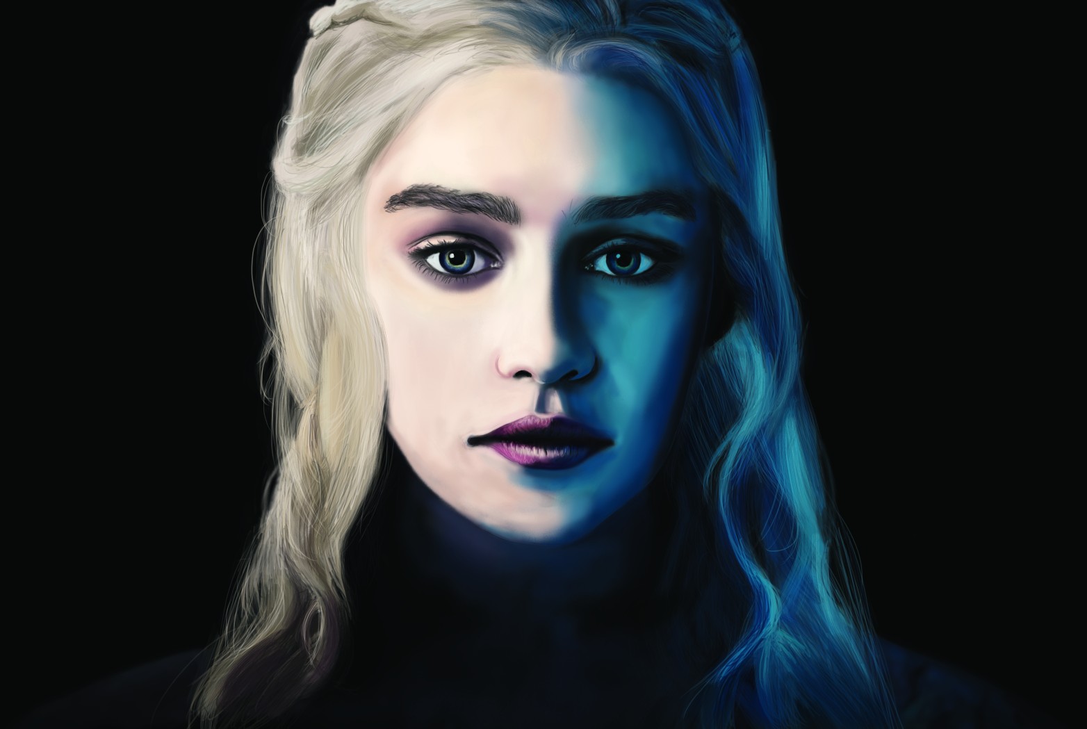 1564x1049 Justinfowlerart Daenerys Targaryen Art Game Of Thrones Painting - Daenerys Targaryen Painting