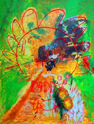 375x497 Daffy Duck Paintings For Sale Saatchi Art - Daffy Duck Painting