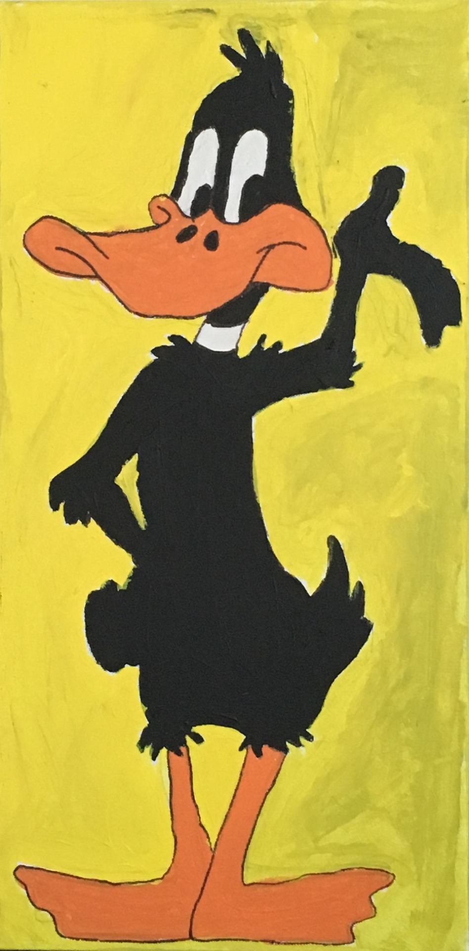 948x1920 Jeffrey's Art Daffy Duck - Daffy Duck Painting