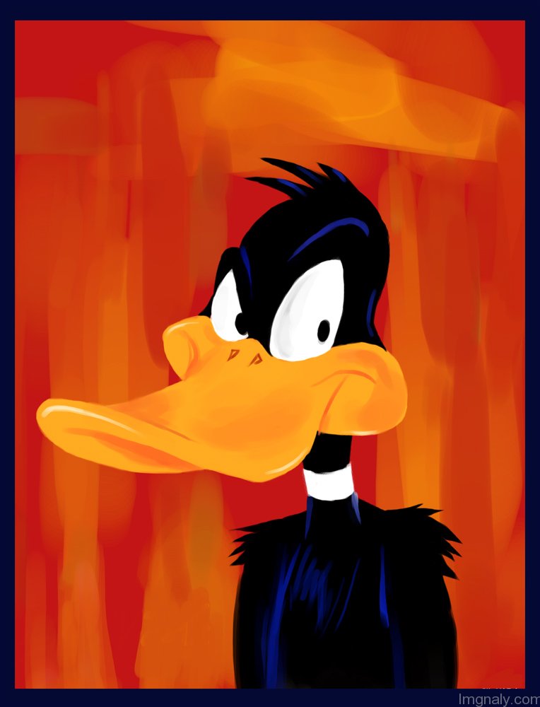 764x1000 Painting Of Daffy Duck - Daffy Duck Painting