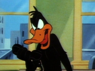 320x240 Daffy Duck's Quackbusters Trailer (1988) - Daffy Duck Painting