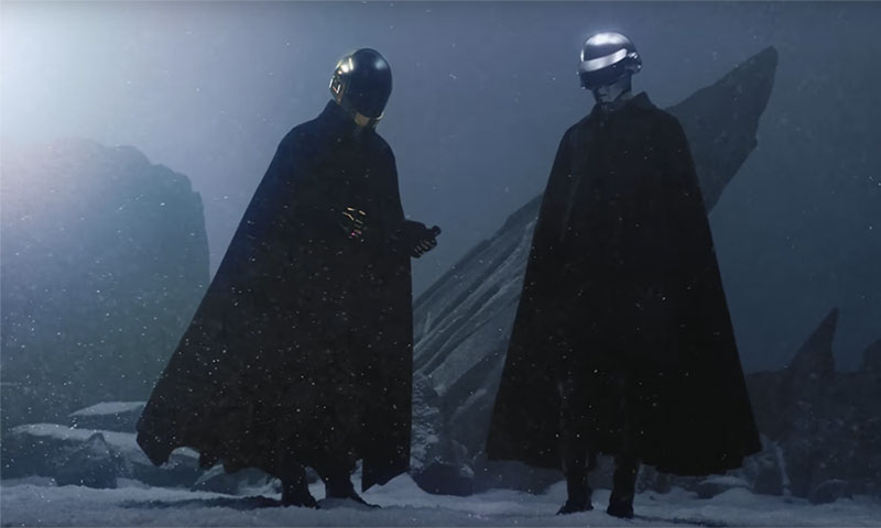 800x480 Watch The Weeknd And Daft Punk Go Star Wars In Feel It - Daft Punk Painting