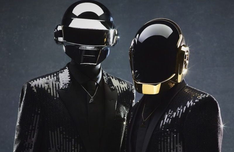 800x521 Daft Punk Release Limited Edition Archival Ink Portrait Painting - Daft Punk Portrait Painting