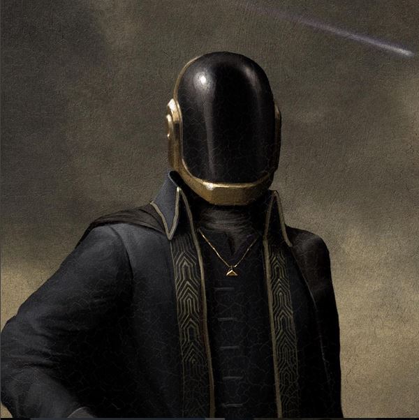 600x602 Sampled Amp Recovery - Daft Punk Portrait Painting