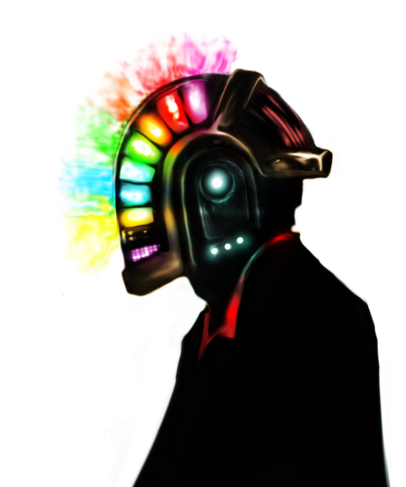 816x979 Daft Punk Portrait Of Guy Manuel De Homem Christo By Darkmatteria - Daft Punk Portrait Painting