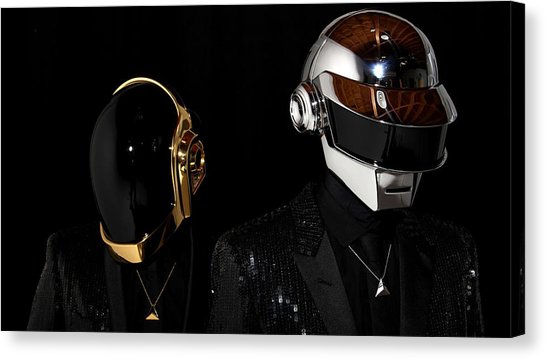 546x359 Daft Punk Canvas Prints Fine Art America - Daft Punk Portrait Painting