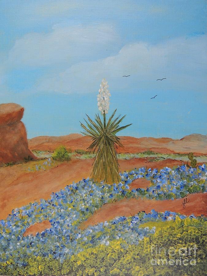 675x900 Spanish Dagger Painting By Jessie Lofland - Dagger Painting