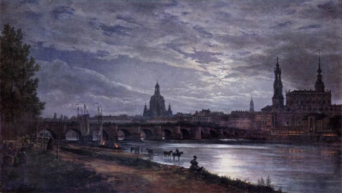 700x395 View Of Dresden - Dahl Painting