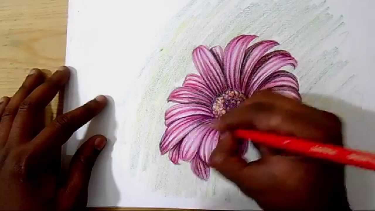 Как нарисовать цветы реалистично - 81 фото