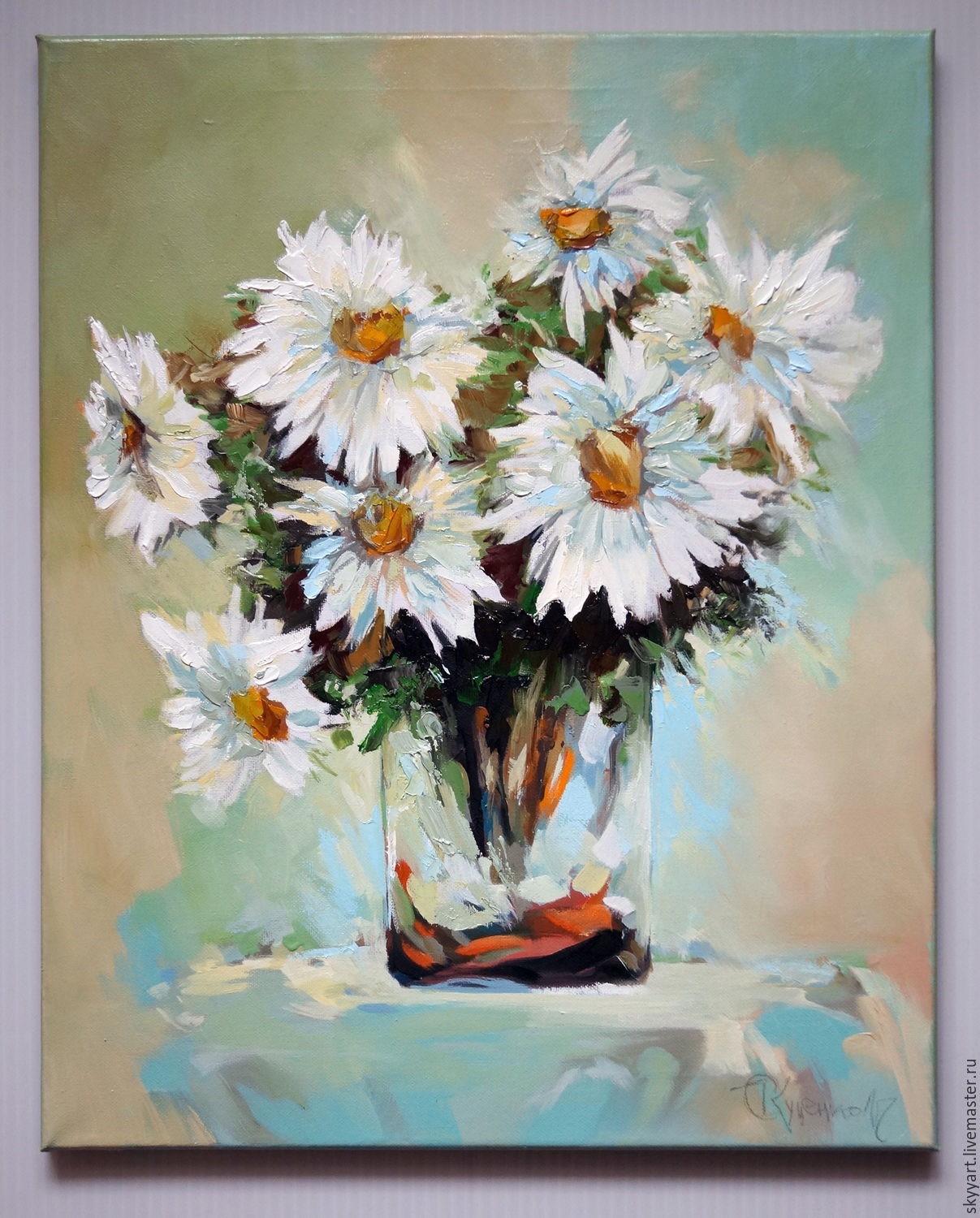 1207x1500 Daisies. Oil Painting Shop Online On Livemaster With Shipping - Daisy Oil Painting