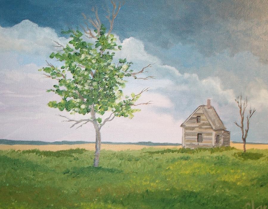 900x702 North Dakota Plains Painting By Roger Clark Artist - Dakota Painting