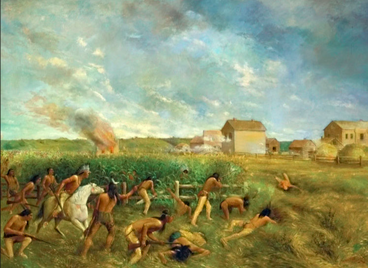 749x546 Painting Of 1862 Dakota War Removed From State Capitol - Dakota Painting