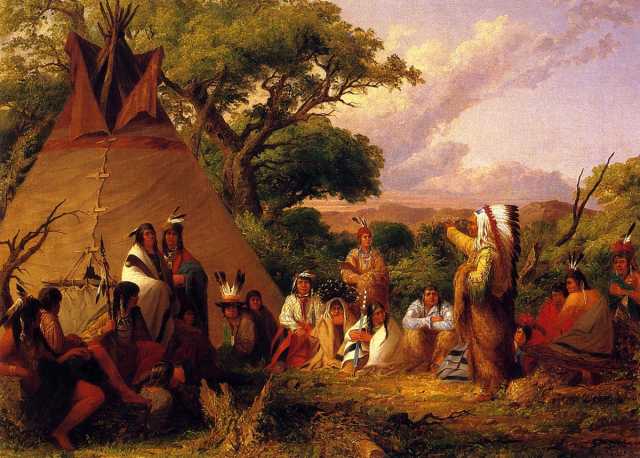 640x458 Dakota Indian Council Mnopedia - Dakota Painting