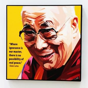 300x300 Dalai Lama Canvas Quotes Wall Decals Photo Painting Framed Pop Art - Dalai Lama Painting