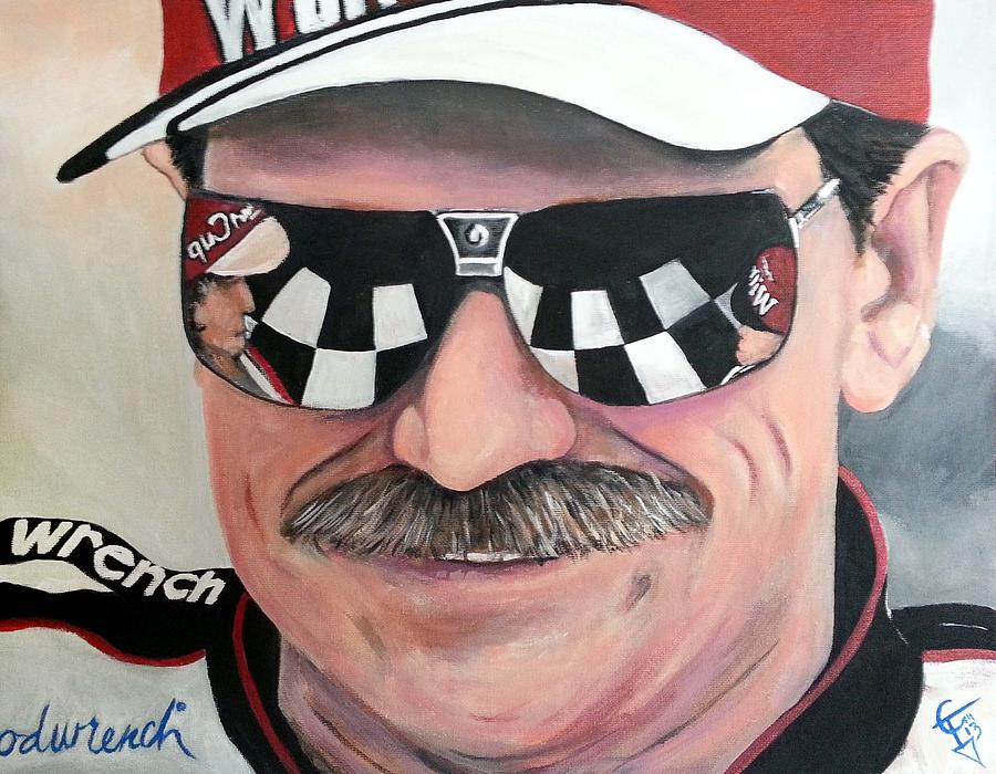 900x700 Dale Earnhardt Sr Painting By Tom Carlton - Dale Earnhardt Painting