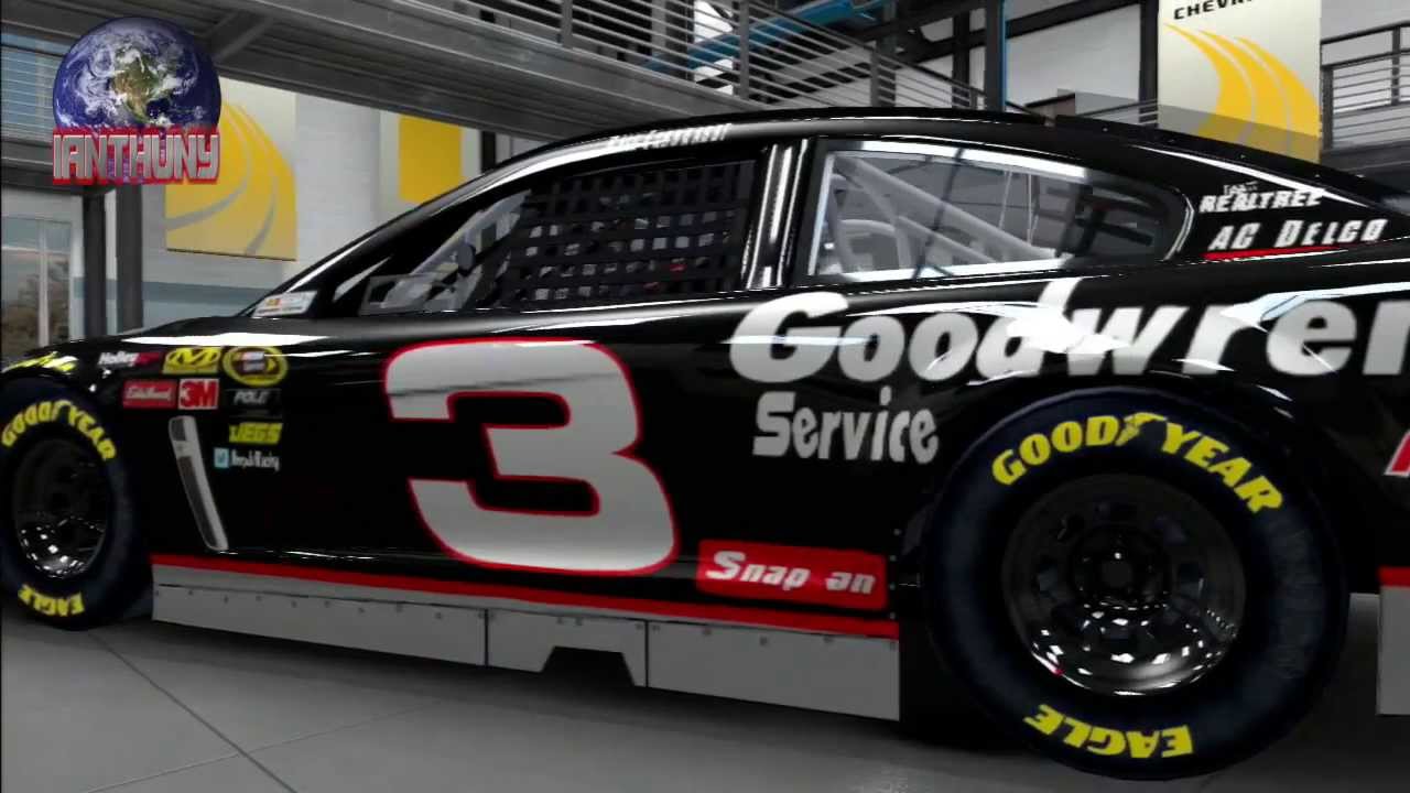 1280x720 Dale Earnhardt Sr. Goodwrench Paint Scheme On Nascar - Dale Earnhardt Painting