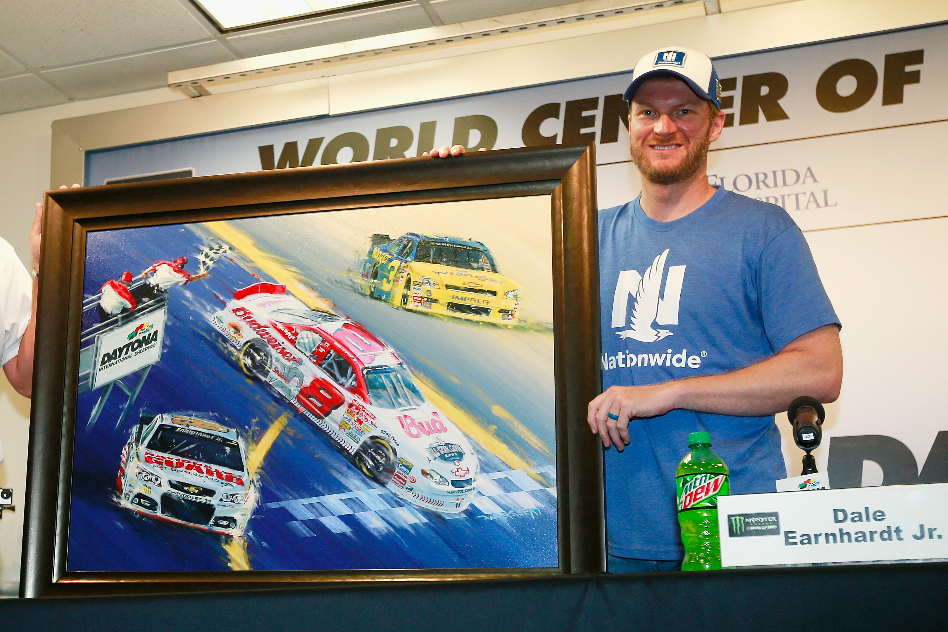 3254x2169 Daytona International Speedway Gave Dale Earnhardt Jr. A Painting - Dale Earnhardt Painting