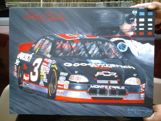 640x480 Original Dale Earnhardt Sr. Paintings - Dale Earnhardt Painting