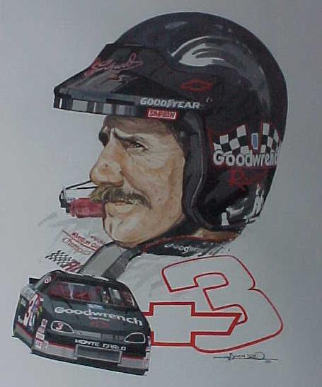 455x547 Collector Studio - Dale Earnhardt Painting