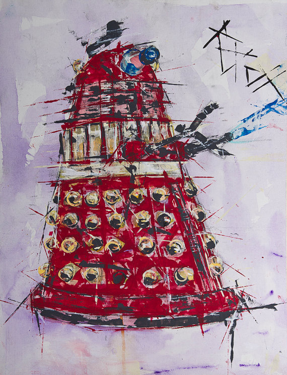 570x746 Daleks Of The Day Dalek - Dalek Painting