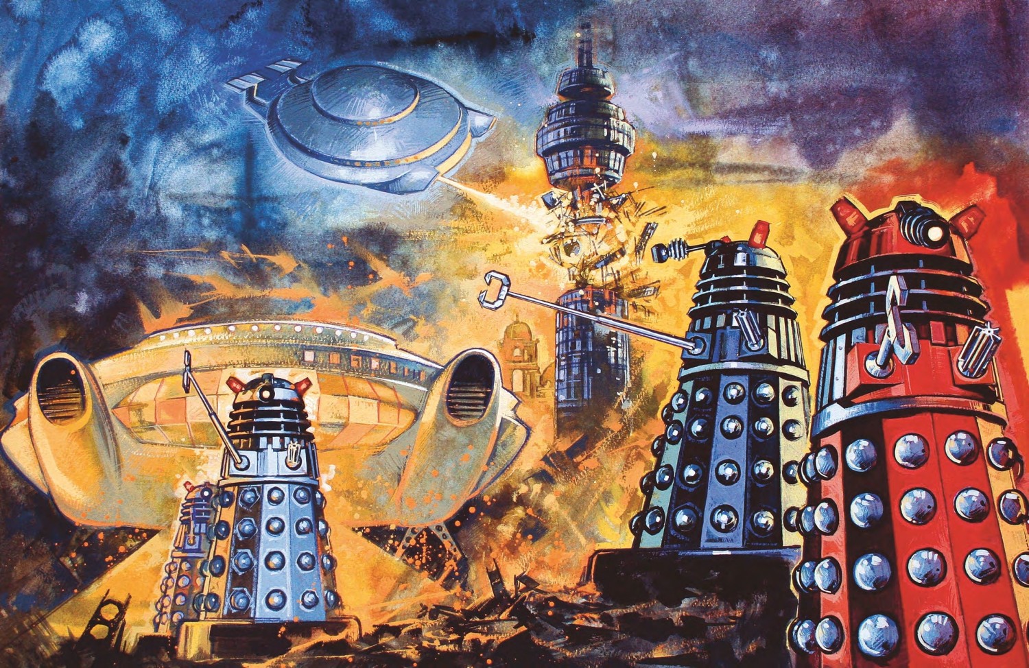 1500x974 Dalek Mania - Dalek Painting