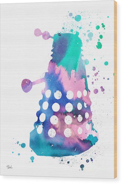 409x618 Dalek Painting By Watercolor Girl - Dalek Painting