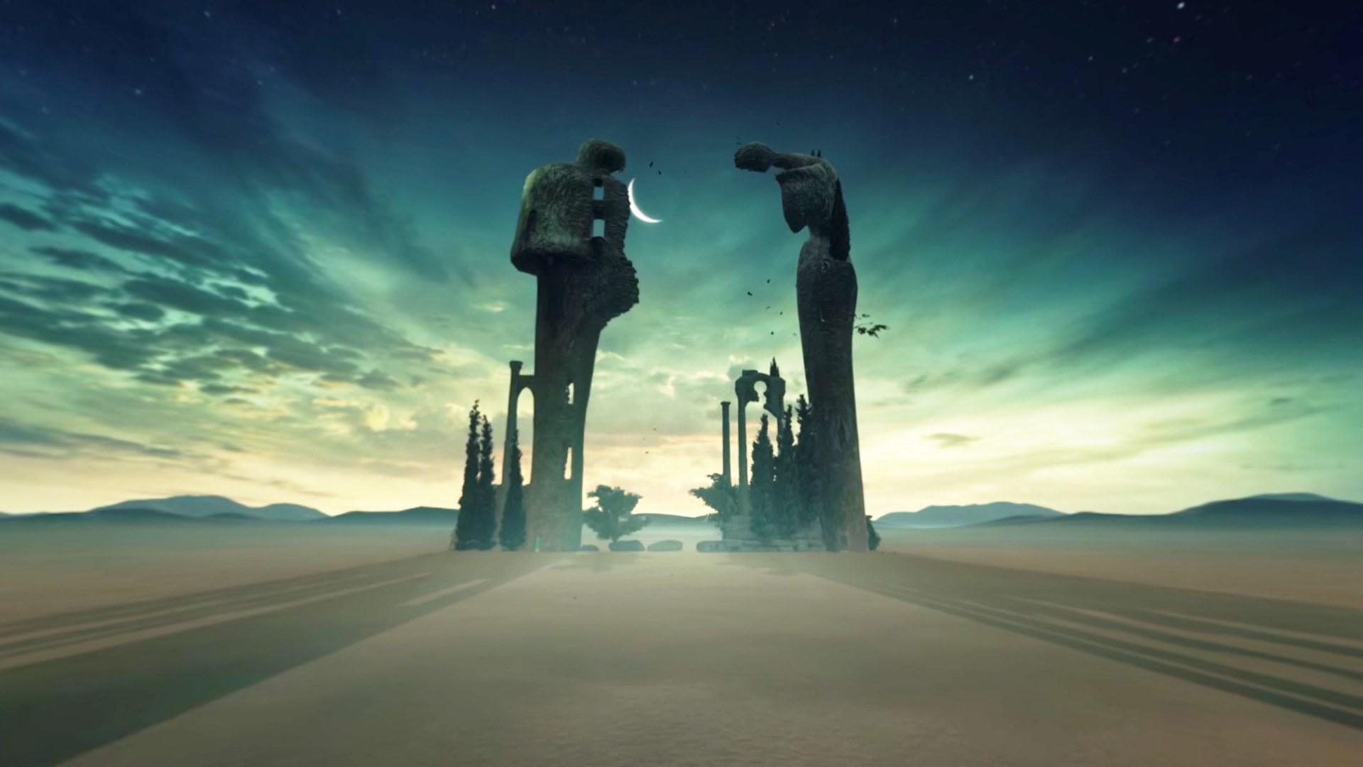 1920x1080 Oculus Rift Takes You Inside The Wild Mind Of Salvador Wired - Dali Desert Painting