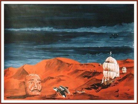 450x341 Dali Desert (David Blair) - Dali Desert Painting