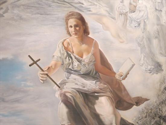 550x412 Gala, Dali's Wife, Is In Many Of His Paintings - Dali Gala Painting